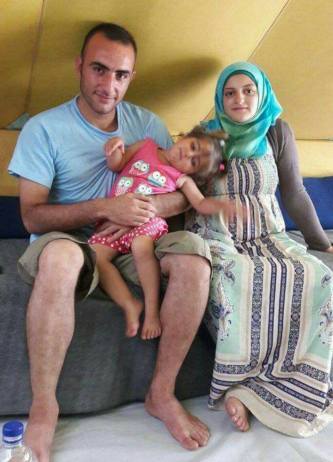 My wife Qamar and daughter Minas...