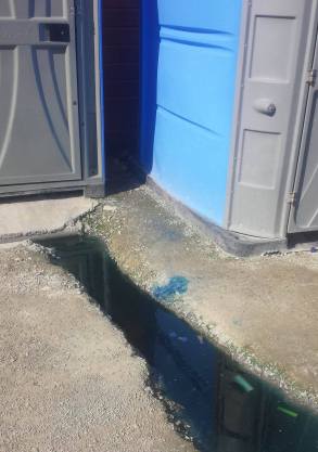 Chemically treated overflow...