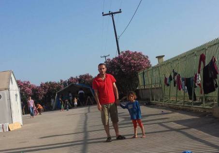 Our garden and clothesline...