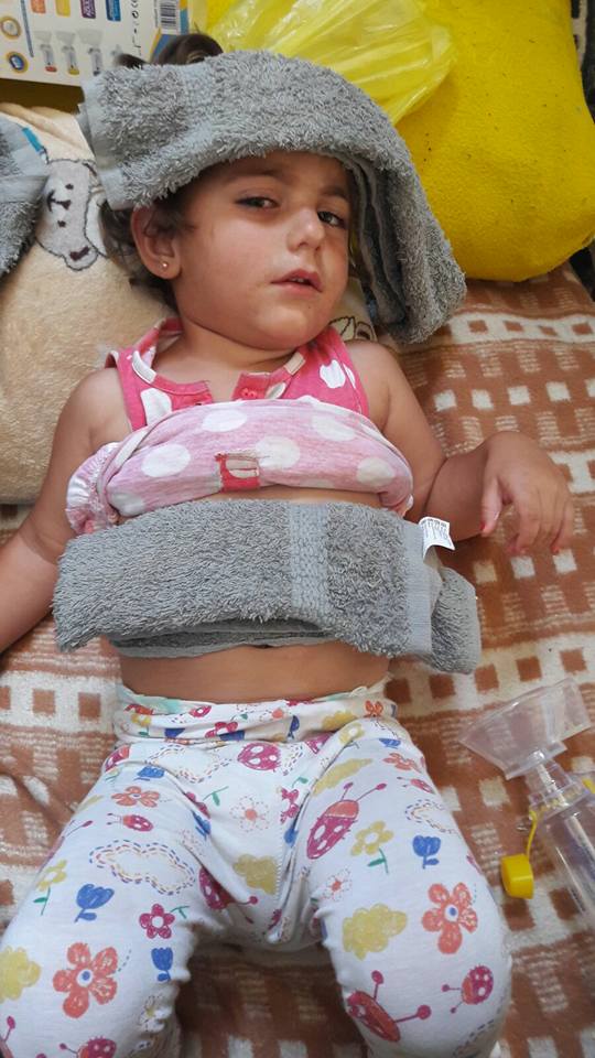 My children get sick too. Minas has asthma... she was very hot...