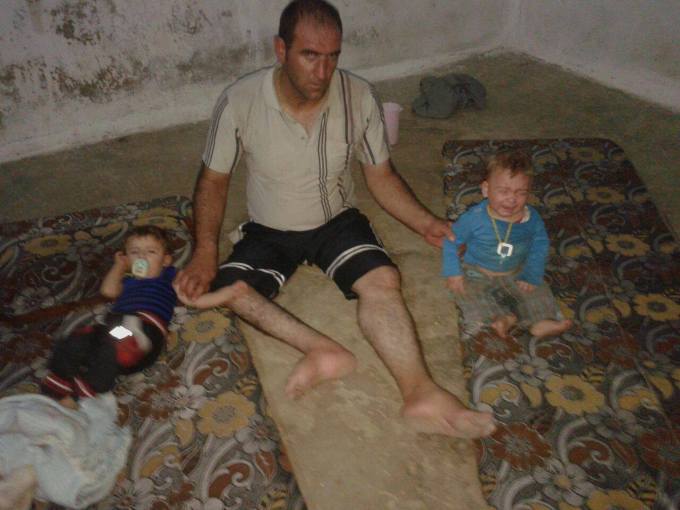 My brother has twin boys... "they have stones and scraps to eat"